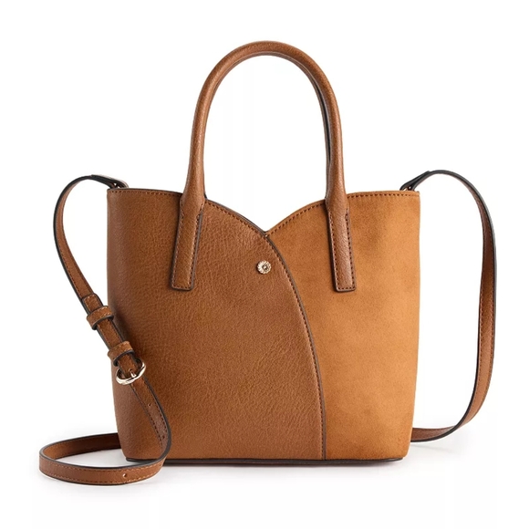 LC Lauren Conrad Tan Tote Bag - Picture 1 of 9